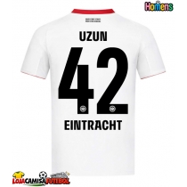 Camisa de Futebol Eintracht Frankfurt Can Uzun #42 Equipamento Secundário 2025-26 Manga Curta